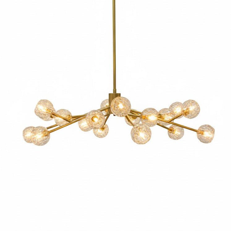 Crystal Ball Round Cluster Chandelier