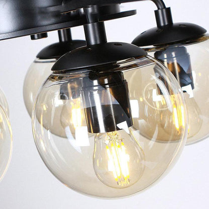 Black Vintage Ceiling Fan Light